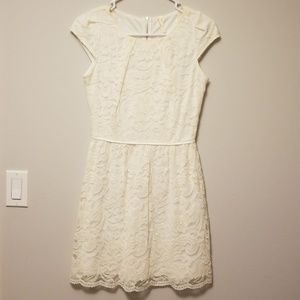 Ivory lace dress